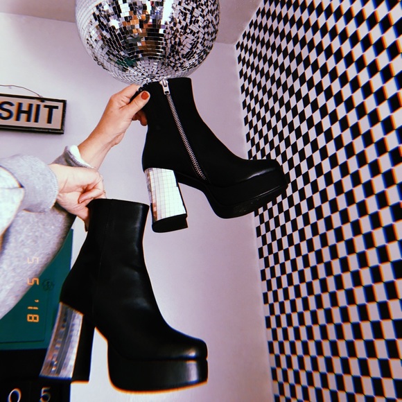 Dolls Kill Shoes - Brand new disco platform